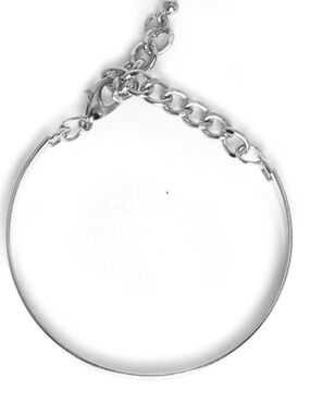 Silver Chain Accent Women’s Bracelet
